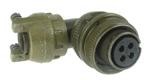 CAN-CA3108F228SF80 Circular Connector Right Angle, Size 22, 2 Socket