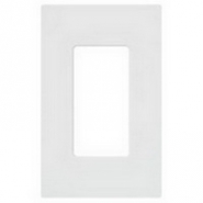 LUT-CW1WH Claro - 1 Gang Décor Wall Plate - White