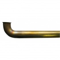 DQ-304 1 1/2" x 12" RB QHU Jiffy Waste Bend 17 Gauge