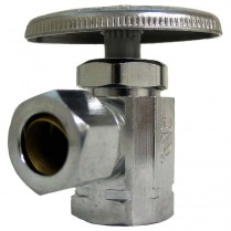 FD-509 1/2" FIP x 1/2"OD CP Angle Stop Valve