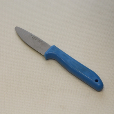 KN-130BB FOOD PROCESSING KNIFE Blue Hndl Blunt Tip