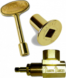 VADP BLUE FLAME DANTE VALVE ANGLE POLSH BRASS