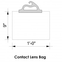 CL/BAG10PK Contact Lens 12" x 9" Delivery Bags (pack of 10)