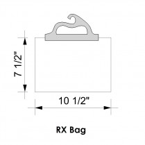 RX/BAG10PK Rx Job 10" x 7.5" Delivery Bags (pack of 10)