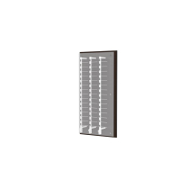 wall eyewear display, frame display, optical frame display, glasses display, glasses on wall