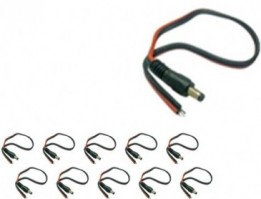 AZCO-AZCC302 Azco - Camera Power Connector - Male pigtail (10/pkg)