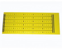 BIX-QP744003-001-YELLOW BIX Designation Strip Label - Yellow