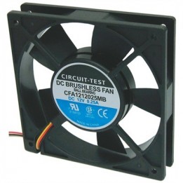 CIR-CFA1212025MB 4.72" (120 x 120 x 25mm) 12Vdc Fan - 74.5CFM