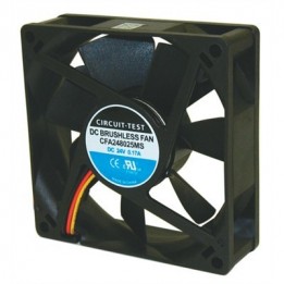 CIR-CFA248025MS 3.15" (80 x 80 x 25mm) 24Vdc Fan - 37CFM