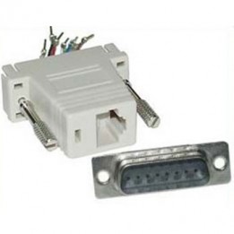 CON-JK837 Adapter - DB15 Male / RJ12 6conductor