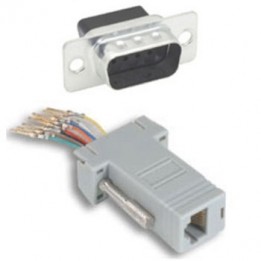 CON-JK843 Adapter - DB9 Male / RJ12 6conductor