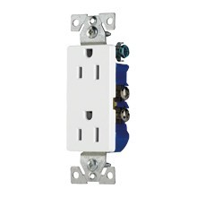 CWD-1107W 2P3W Duplex Receptacle 5-15R 15A 125 - Decora White