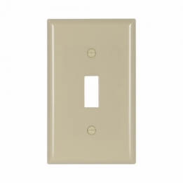 CWD-2134V 1 Gang PVC Toggle Switch Plate - Ivory