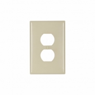 CWD-2142V 1 Gang Oversize Duplex Wall Plate - Ivory