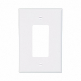 CWD-2751W 1 Gang Oversize Decora Wall Plate - White