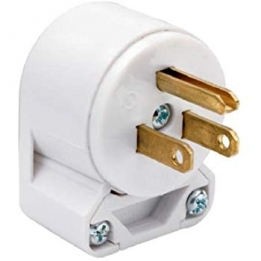 CWD-4867ANW 2P3W RA Plug 5-15P 15A 125V - Male Commercial Grade