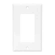 CWD-5151BK 1 Gang Nylon Decorator Plate - Black