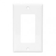 CWD-5151V 1 Gang Nylon Decorator Plate - Ivory