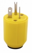 CWD-5366NCR 2P3W Plug 5-20P 20A 125V - Male Industrial Grade Yellow