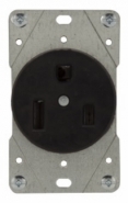 CWD-5709N 2P3W Receptacle 6-50R 50A 250V - Industrial Grade