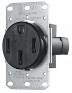 CWD-5754N 3P4W Receptacle 14-50R 50A 125/250V Range - Industrial Grade