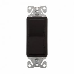 CWD-7503BK Residential Grade Decora 3 Way Switch - Black