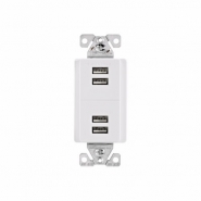 CWD-7750W 4 Port USB Station - 5V 5A - White