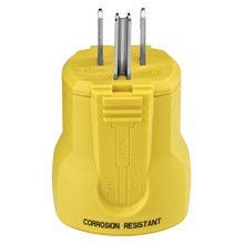 CWD-AH5965Y 2P3W Plug 5-15P 15A 125V - Male Yellow