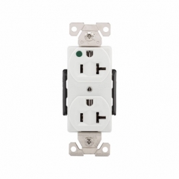 CWD-AH8300W 2P3W Duplex Receptacle 5-20R 20A 125V -Hospital Grade White