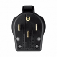 CWD-S21 3P4W RA Plug 14-50P 50A 125/250V - Male Range/Dryer