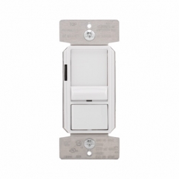 CWD-SF10PW Decora Slide Dimmer 0-10V, 1 & 3 Pole - White