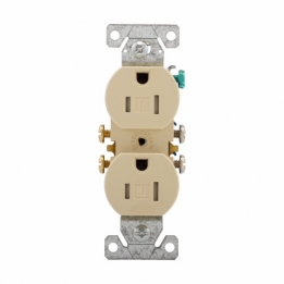 CWD-TR270V TR Residential Duplex Recepticle - 15A 125V - Ivory