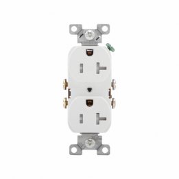 CWD-TR370W TR Residential Duplex Recepticle - 20A 125V - White