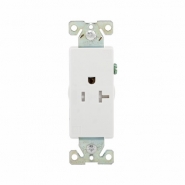 CWD-TR6350W TR Decora Commercial 1x Duplex Recepticle - 20A 125V - White