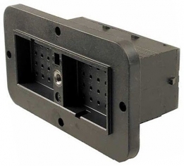 DEU-DRC1240PB DRC Series 40 Socket Size 16 Flange Mount Receptacle