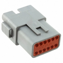 DEU-DT0412PA 12 Contact Pin - DT Series - Receptacle