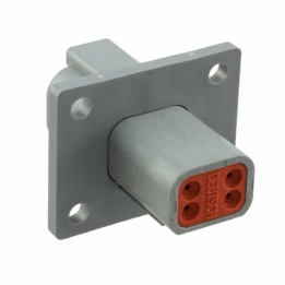 DEU-DT044PL012 4 Contact Pin - DT Series - Panel Mount