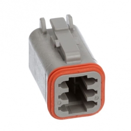 DEU-DT066S 6 Contact Socket - DT Series - Plug