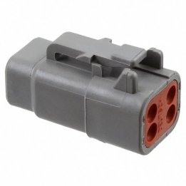 DEU-DTM064S 4 Contact Socket - DTM Series - Plug