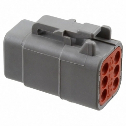 DEU-DTM066S 6 Contact Socket - DTM Series - Plug