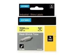 DYM-18056 Dymo - 1/2" x 5 feet - yellow heat shrink