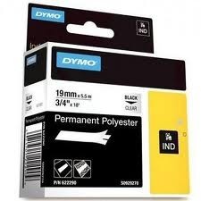 DYM-622290 Dymo - 3/4" x 23 feet - Clear Permanent Poly