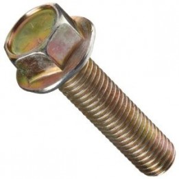 FAF-005049 1/4"x20 - 3/4" GR2 Zinc Hex Cap Bolt (100/pkg)