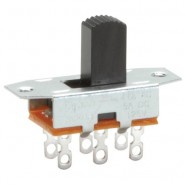 GCE-35222 Slide Switch - DPDT On/On 6A 125Vac