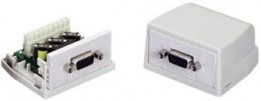 GEM-NWBVBM Balun - VGA female / 110 - Monitor side - White SMB