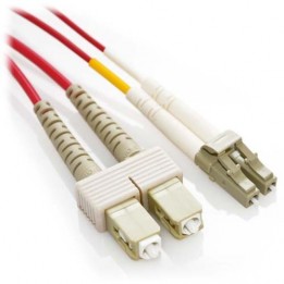 H05-MMLCSC62-005-FIBER MM Duplex LC-SC - 62.5/125 - 5M patch cable