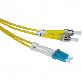 H05-SMLCST09-001-FIBER SM Duplex LC-ST - 9/125 - 1M patch cable