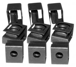 HAM-1421N25 #10-32 Clip Nut - Black (25/pk)