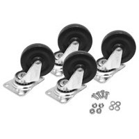 HAM-1425BM Caster Set - Medium Duty - Set of 4