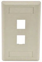 HUB-IFP12OW 2 Port Face Plate - Office White